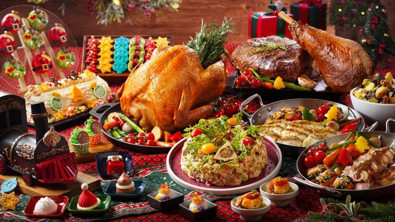 Ec Christmas Dinner Buffet 3 16X9 1 | 2026 Hong Kong Disneyland Christmas And Countdown: Frozen Winter Market And Concert Christmas Buffet At Explorers Club Restaurant