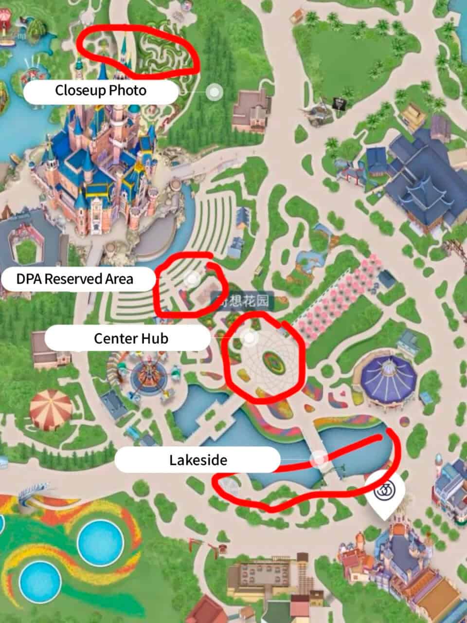 Illuminate Where To Watch | Shanghai Disneyland Shows &Amp; Characters Guide (2026) Shanghai Disneyland Fireworks Where To Watch Map