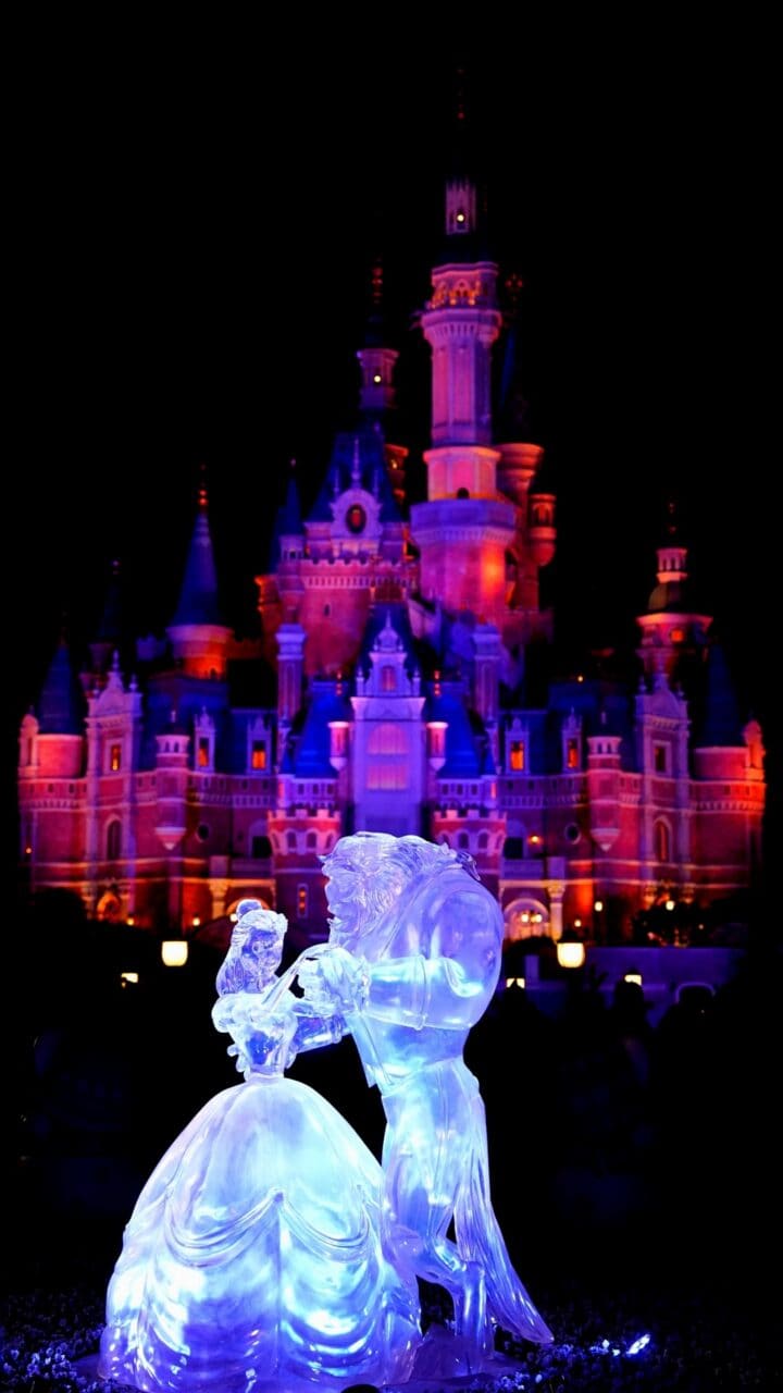 Shd Castle Beauty And The Beast Statues | Your Disney