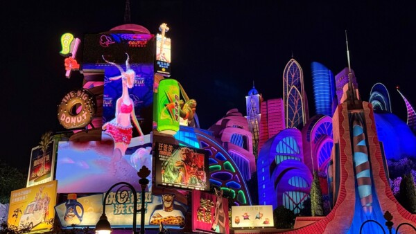 Zootopia Land At Night